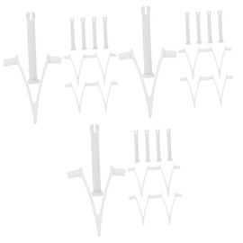 BESPORTBLE 15sets Swimming Pool v Clips Replacement Attachment Clips Handle Bolts for Pool Accessories for Skimmer Nets and Brushes Lightweight Easy Installation