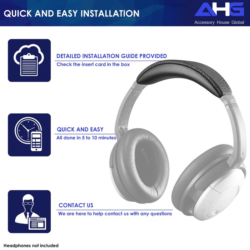 AHG Accessory House Global V4 QC15 Replacement Headband Pad Kit