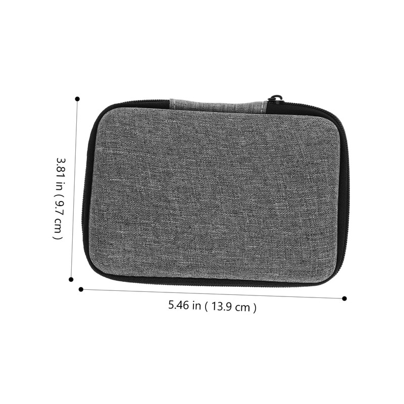 TEHAUX 2pcs Electronic Organizer Bag for Earbuds and Cables Travel