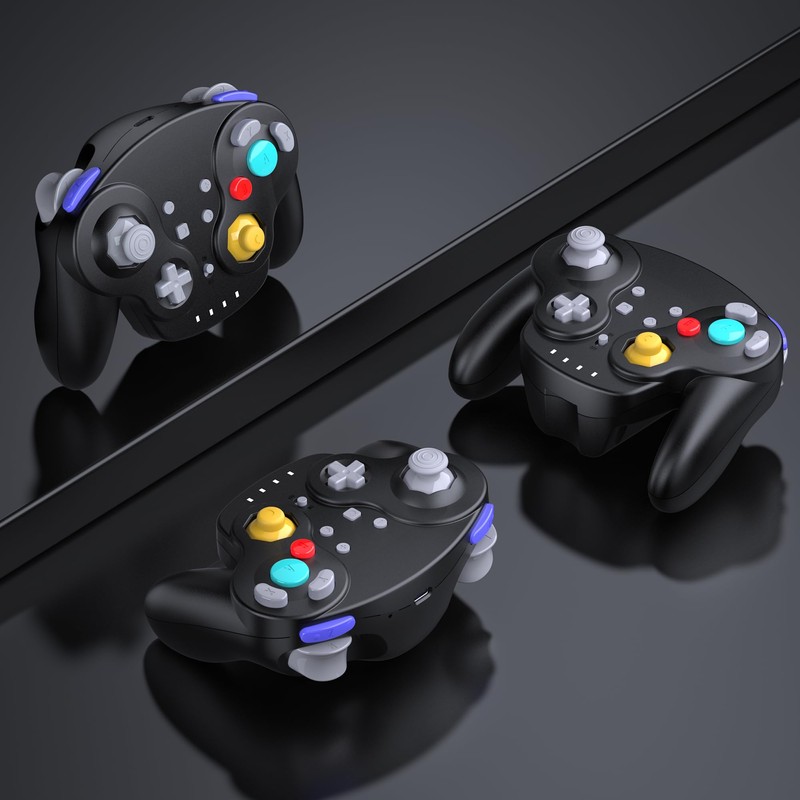 Wireless Controller for Switch/Lite/Switch Online, NGC Style Pro Controller Compatible