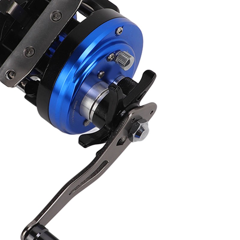 Metal Drum Fishing Reel 7+1BB 4.7:1 High Speed 6KG Maximum