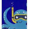 Carter's Rashguard para niños pequeños, Azul Marino Octopus, 2 Años