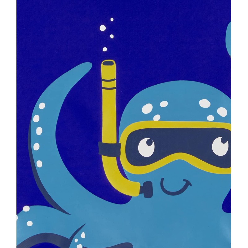 Carter's Rashguard para niños pequeños, Azul Marino Octopus, 2 Años