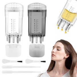 Trasylph 2 PCS Scalp Applicator Comb for Hair Growth, Hair Oil Applicator Scalp Massager Ball Root Comb Applicator Bottle Brush Tool, Easy-to-Use Hair Oil Dispenser for Hair Care Oils Nutrients