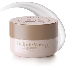 InfiniteAloe Cuidado completo de la piel, crema facial y corporal con aloe – Crema facial con aroma original, hidratante corporal y loción de manos para todo tipo de piel – Una parte de la línea de productos Everyday Hero de IA, 1 tarro mediano (2 onzas)