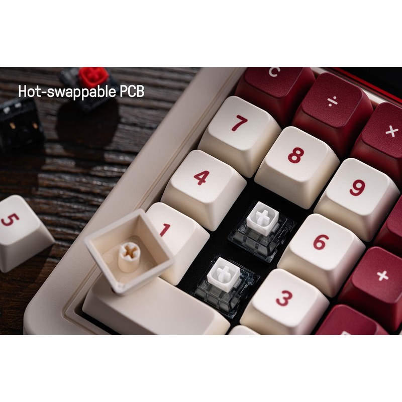 8BitDo 18 Keys Retro Mechanical Numpad, Supports PC Numpad &
