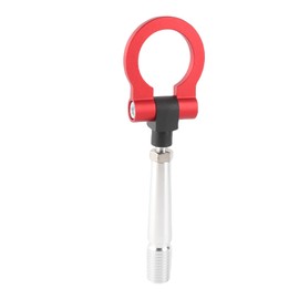 Tow Hook, Towing Hook for JDM Screw on Track Racing Towing Ring for GTR R35 370Z 2009 up for Juke 2011 up (Red)