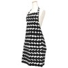 Marimekko 070692 190 Women's Apron, Rashy Mat, Dots, Black, White,