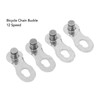 4pcs 12 Speed Bike Chain Joint Connectors Alloy Steel Repair