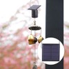 Solar Powered Wind Motor, Revolving Solar Powered Wind Motor for