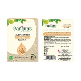 Banjara's Multani Mitti Sandal Face Pack Powder 100gms READY STOCK