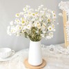 Dried Daisy Flowers Bouquet, 250+ Dry White Flowers, Artificial Sunflowers,
