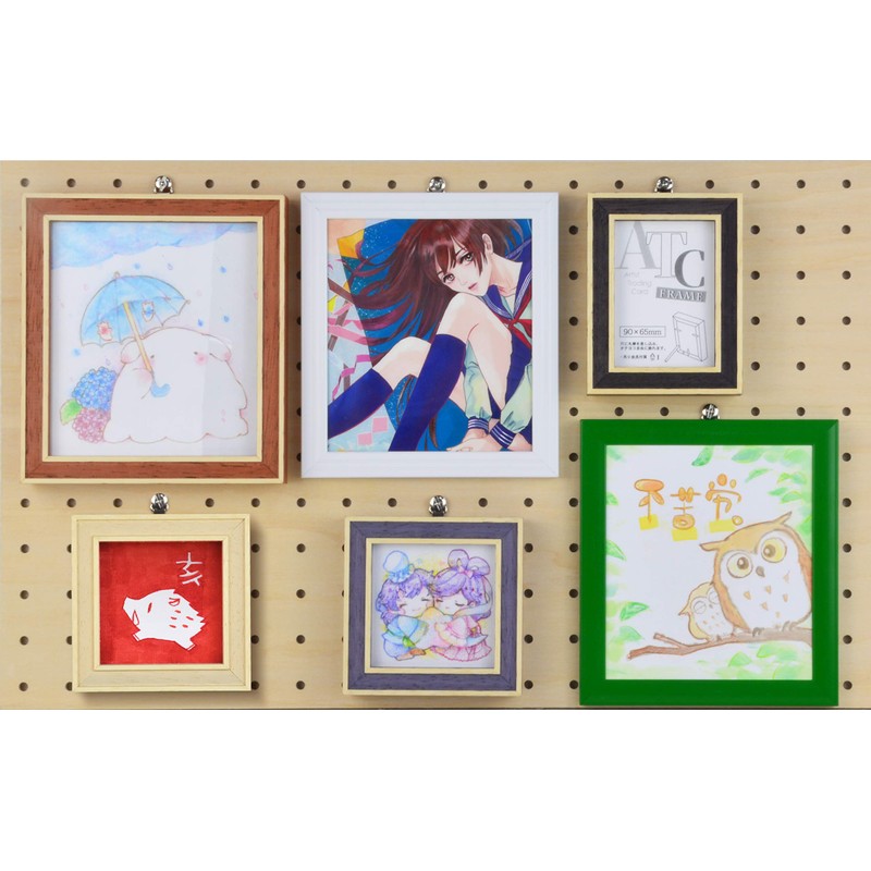 Large Mini Shikishi (Sunshoan) Frame, Black 7910