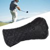 PU Leather Golf Wood Head Covers Waterproof Golf Skull Pattern