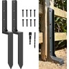 ARKSOLDIER Fence Post Repair Kit - Quick Fix Broken/Leaning 4x4/6x6