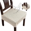 YUEANG Removable Washable Dining Chair Seat Covers Set of 2,Stretch