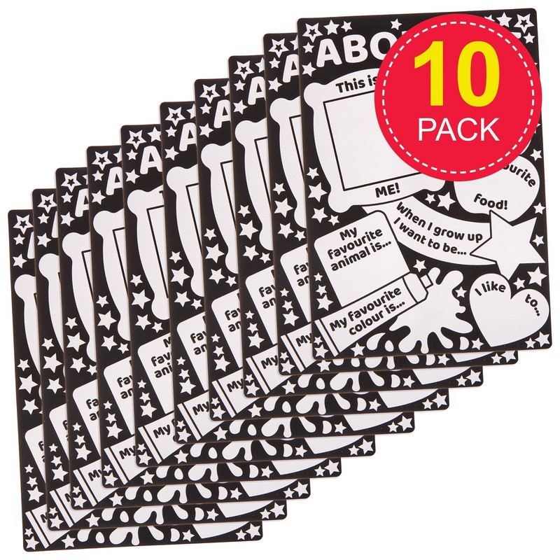 Baker Ross FN116 About Me Poster Class Pack - Pack