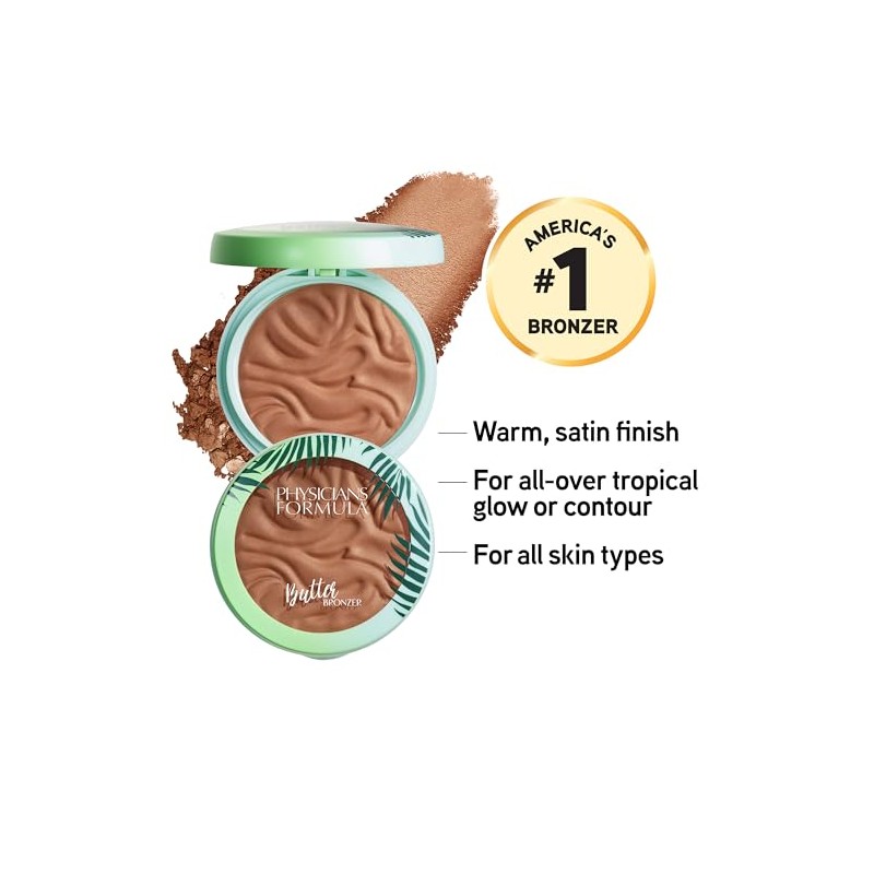 Physicians Formula Murumuru Butter Bronzer| Cream Shimmer Makeup| Sunset Bronzer