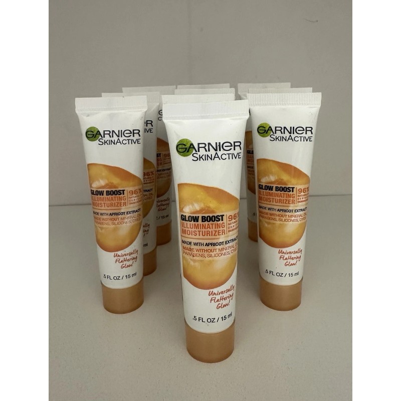 Garnier SkinActive Glow Boost Illuminating Moisturizer Apricot Extract .5 X10