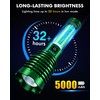 Super Bright Flashlight 5000.000 High Lumens, LED Rechargeable Flashlights Powered