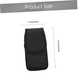 KOMBIUDA 6G Vertical Phone Waist Bag for Outdoor Activities Utility Pouch Compatible with Smartphones for Hiking Camping and Travel with Belt Clip