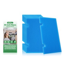 Forccord 6-PCS RV Air Conditioner Filter RV AC Replacement RV Air Filters 3313107.103,3105012.003 Filters For Dometic Air Grille 14" x 7.5" MERV 6 Air Filters Reusable and Washable