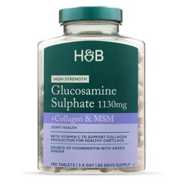 Holland & Barrett High Strength Glucosamine & Chondroitin Complex 180 Tablets