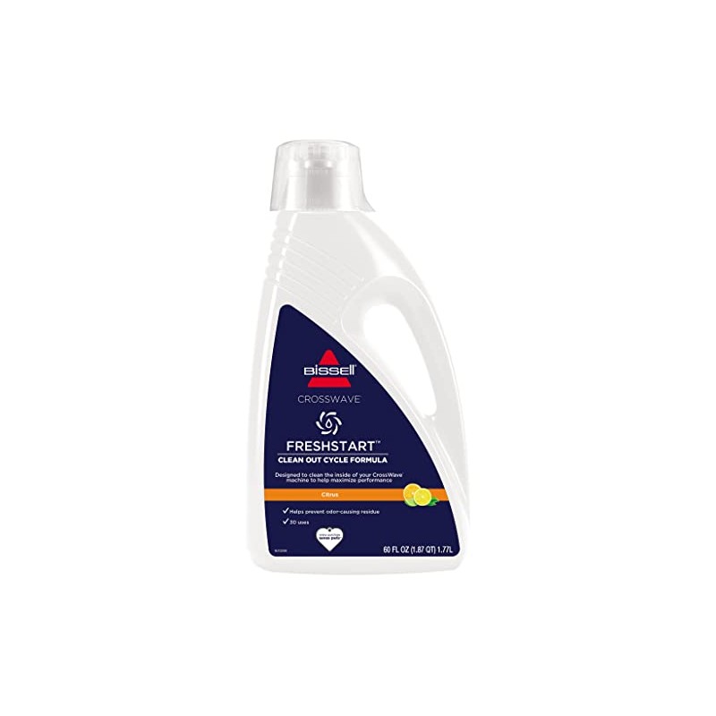 Bissell FreshStart CrossWave Cleanout Formula, 3557, 60oz, Prevent Odor-Causing Residue,