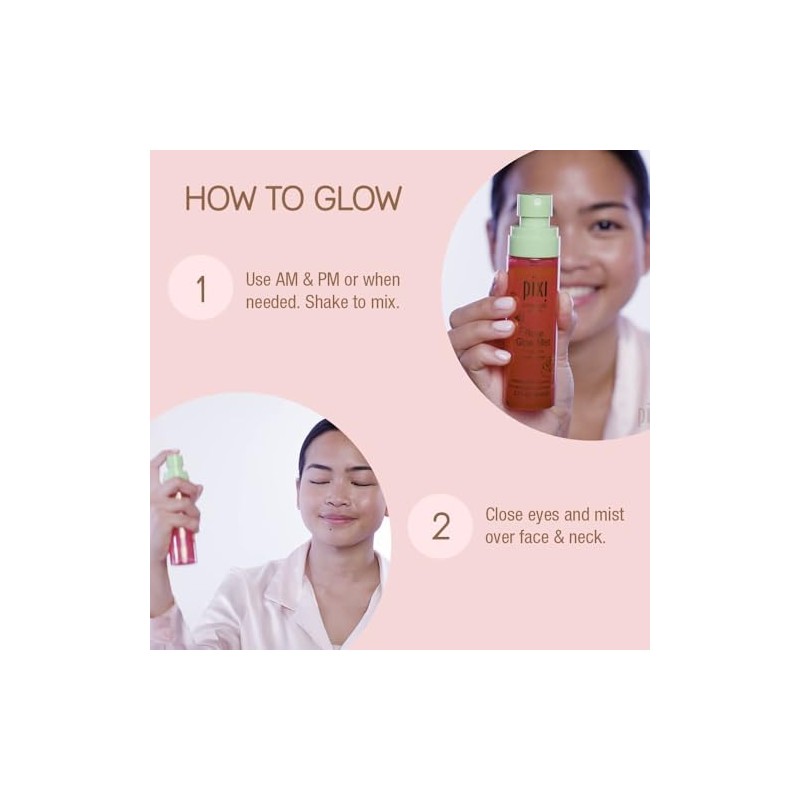 Pixi por Petra Rose Glow Mist – 2.5 fl oz