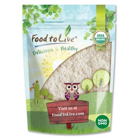 Food to Live Organic Whole Wheat Pastry Flour, 4 Pounds - Non-GMO, Finely Ground, Unbleached, Unbromated, Vegan, Kosher, All Natural, No Preservatives, Bulk, Product of the USA