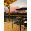 Fojely 51 Pack Deck Balusters 32.25"x1" Strip Baluster, Black Metal