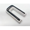 Auto Front & Rear GMC White Black OVERLAY Emblem Badge