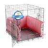 Hombys Dog Crate Bumper with Ties - Soft Crate Accessory
