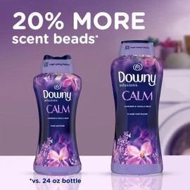 Downy Downy Infusions In-Wash Laundry Scent Booster Beads, CALM, Soothing Lavender and Vanilla Bean Scent, 30.1 oz