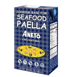Aneto Seafood Paella Cooking Base Broth, 33.83 Fluid Ounce