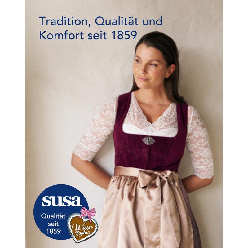 Susa Women's Dirndl Bra - Balcony 90E