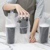 Restaurantware Bag Tek Plastic Drink Carriers 100 Double Cup Plastic