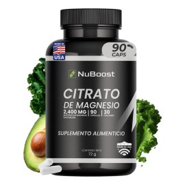 Suplemento En Cpsula Nuboost 30 Das Citrato De Magnesio X 800mg