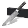 8 Inch Professional Damascus Steel Kitchen Chef Knife with Resin
