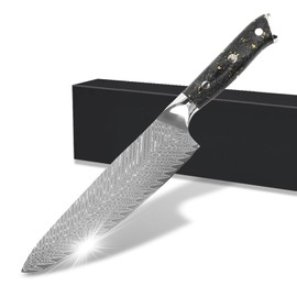 8 Inch Professional Damascus Steel Kitchen Chef Knife with Resin Handle