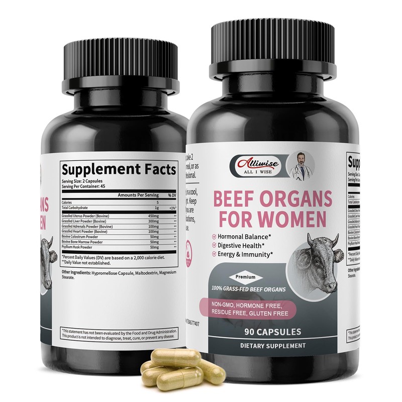 Beef Organ Supplement for Women - Grass Fed Beef Liver