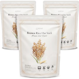 Jilmajae Organic Oat Sticks (pack of 3)– Korean Baby Wafers Teething Snacks for Babies & Toddlers | Easy-to-Hold, Dissolves Easily, Allergen-Free & Travel-Ready in Resealable Pouch