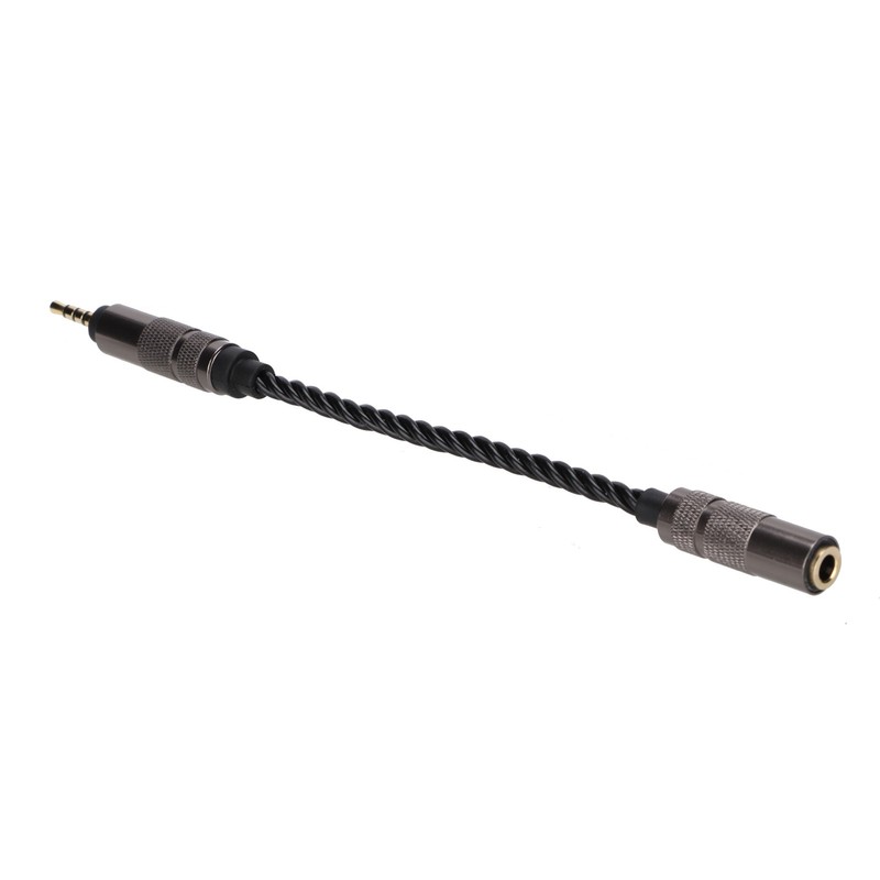 2.5mm Male to 3.5mm Female Stereo Audio Jack Adapter Headset