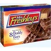 3 boxes,Buddy Bars 8 per box, 4 twin packs, mrs. freshley's, peanut butter wafers