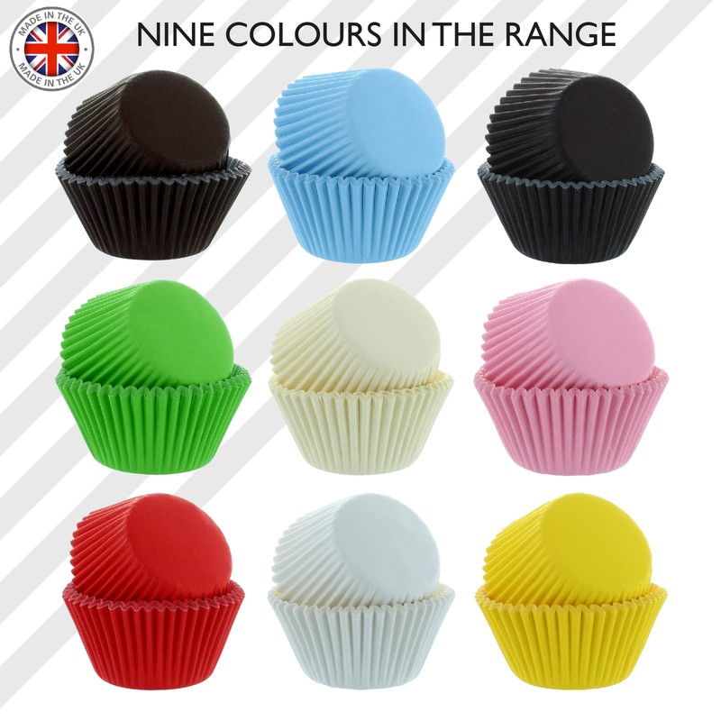 Culpitt Select Yellow Baking Cases, Greaseproof Paper Baking Cups, 50mm