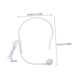 WHAMVOX Wired Ear Hanging Microphone for Musicians Stylish Condenser Mic for Voice Amplifier and Instrument Pickup Accurate Sound Capture for Stage Shows and Recordings