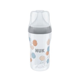 NUK FDNK10742039 FDNK10742039 Nook Perfect Match Milk Bottle (Plastic) 260ml/Cotton/Temperature Scale