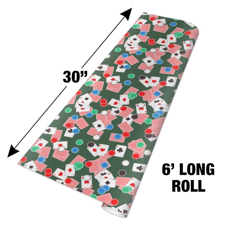 GRAPHICS & MORE Poker Chips and Ace Cards Pattern Gift