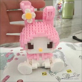 Mini Blocks My Melody Mini Building Blocks , 450 Pcs Puzzle Building Blocks Challenging Gift