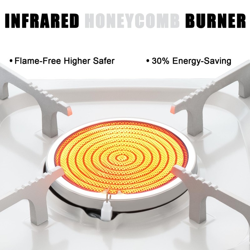 Portable Butane Stove Single Infrared Camping Burners 13000 BTU Outdoor
